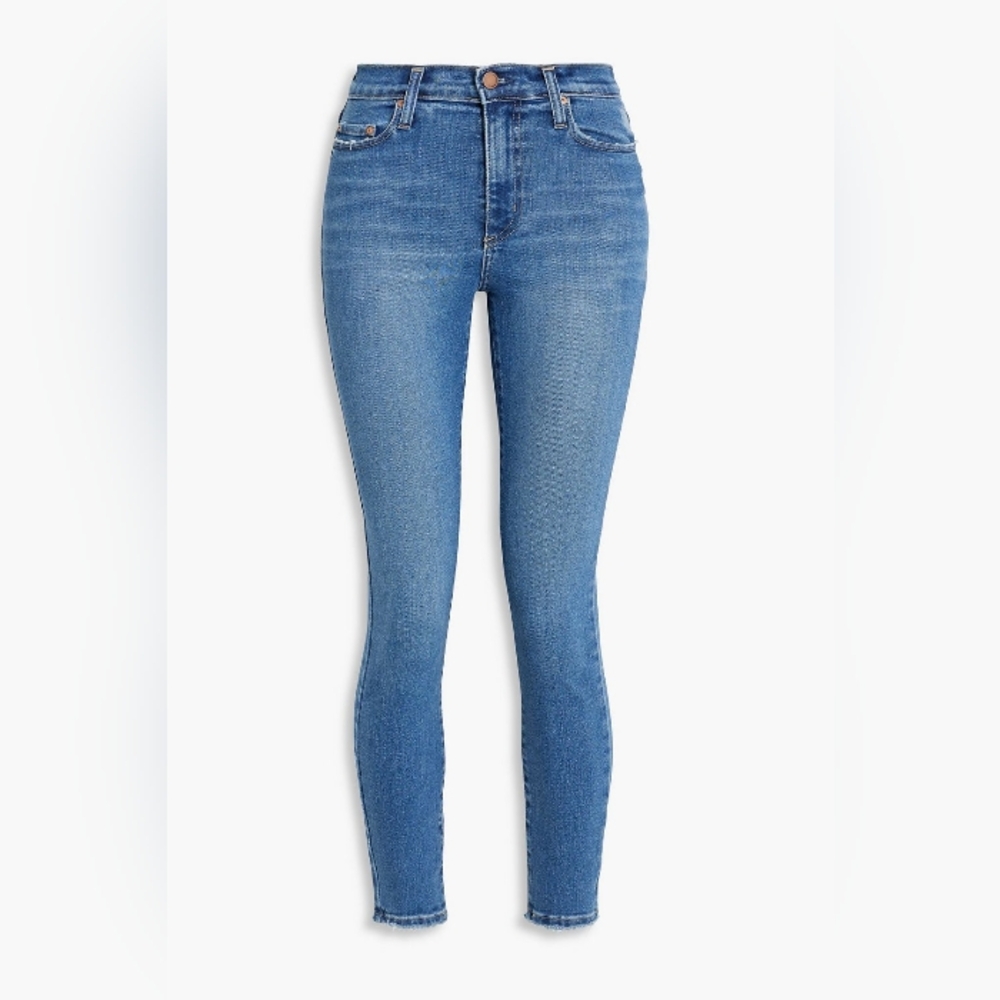 NOBODY Women's Cult Skinny High Rise Blue Skinny Jeans Size 25 Casual